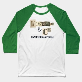 Lockwood & Co: Investigators - Cutout Letter Baseball T-Shirt